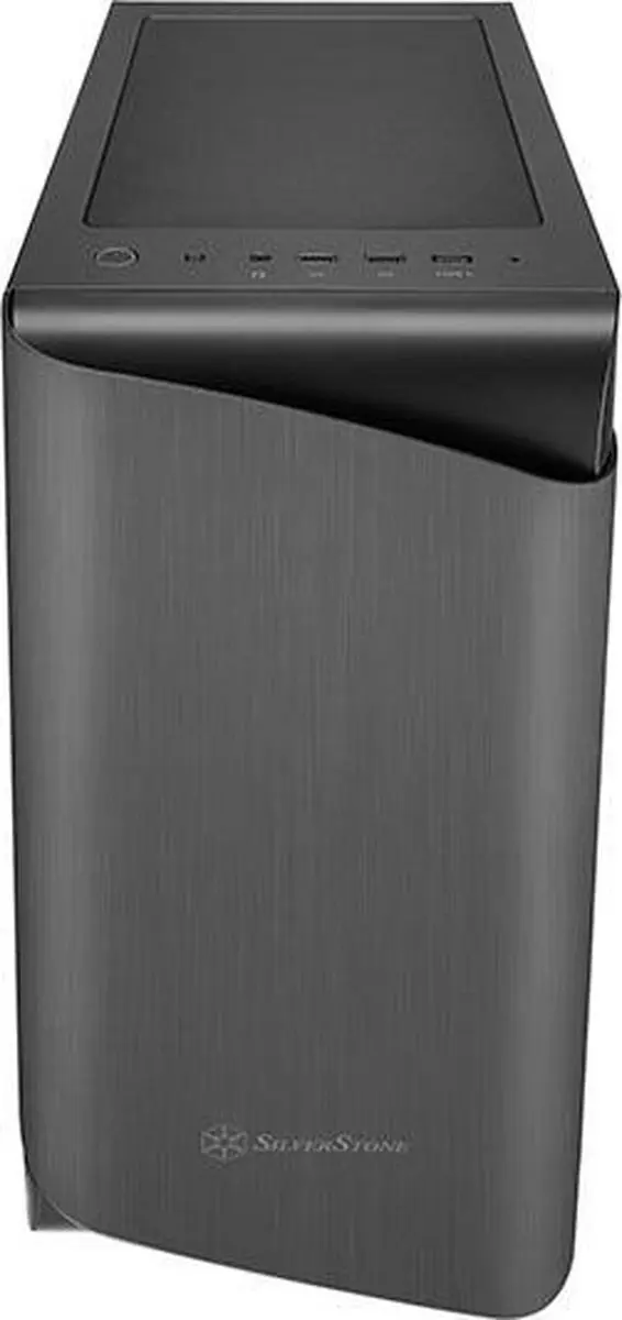 SilverStone SETA A1 Midi Tower - Zwart/Titanium