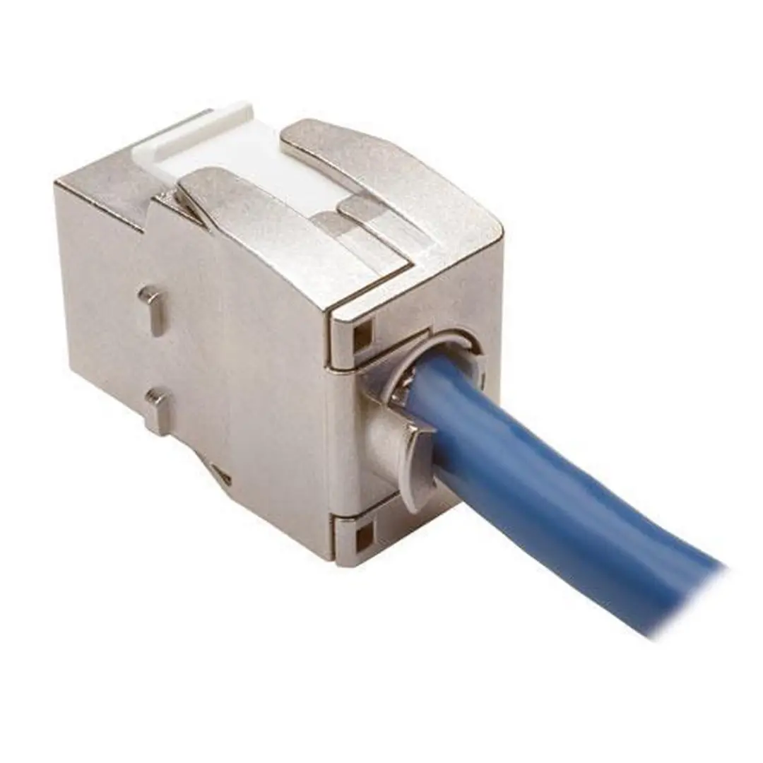 Tripp Lite N238-001-GY-TFA Keystone Jack Cat6a - PoE/PoE+ - Grijs