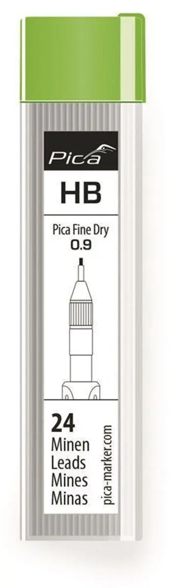 Pica 7030 Serie Grafietvullingen 0,9mm HB