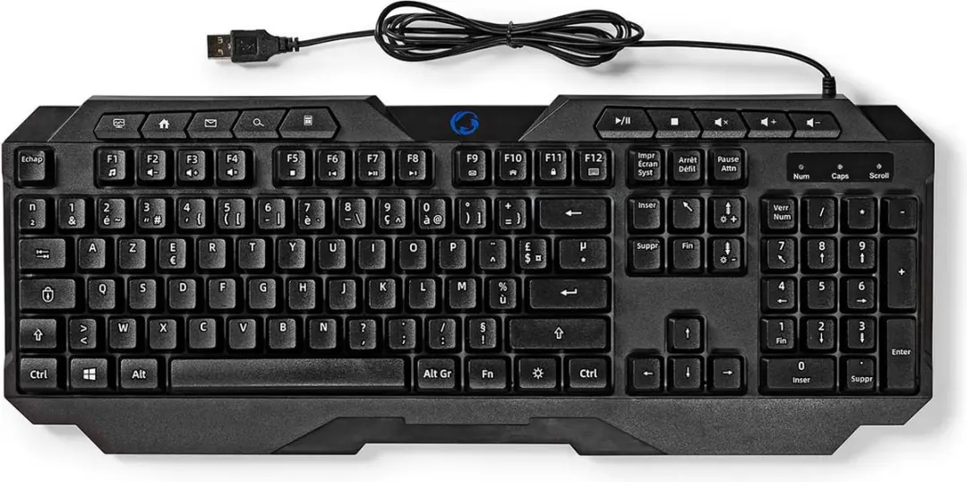 Nedis GKBD110BKFR Gaming Toetsenbord - Azerty FR - Zwart