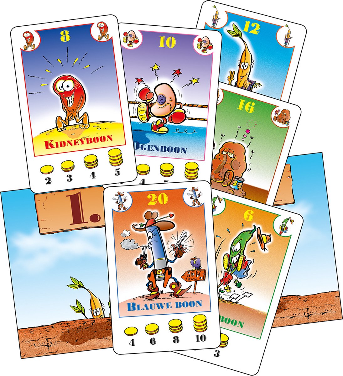 999 Games - Boonanza - Kaartspel - Bekend handelsspel - Zeer interactief - Gezelschapsspel - Educatief spel - Snel spel - Klein cadeautje