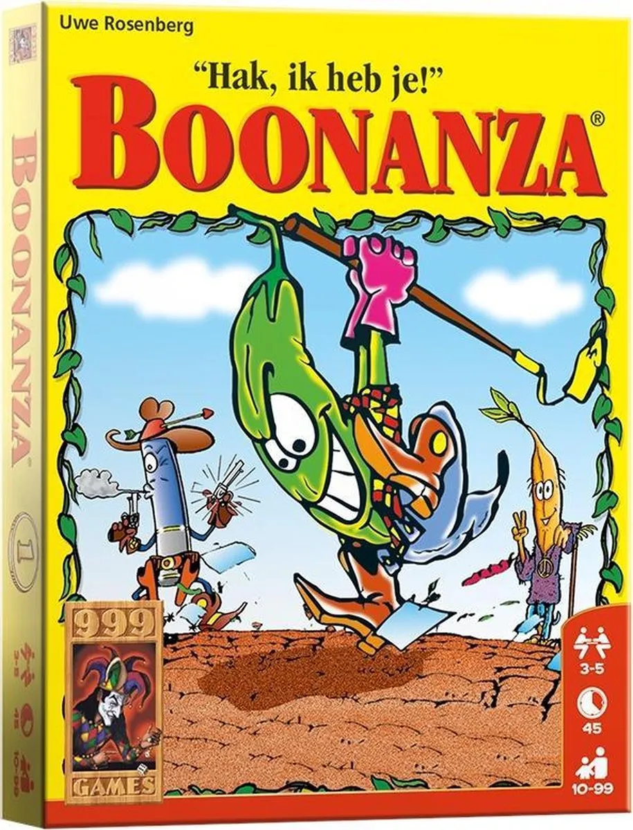 999 Games Boonanza Kaartspel 999-BOO01 - 3-5 Spelers