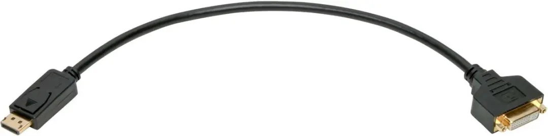 Tripp Lite P134-001-GC DisplayPort naar DVI-I Kabel - 0,31m - Zwart