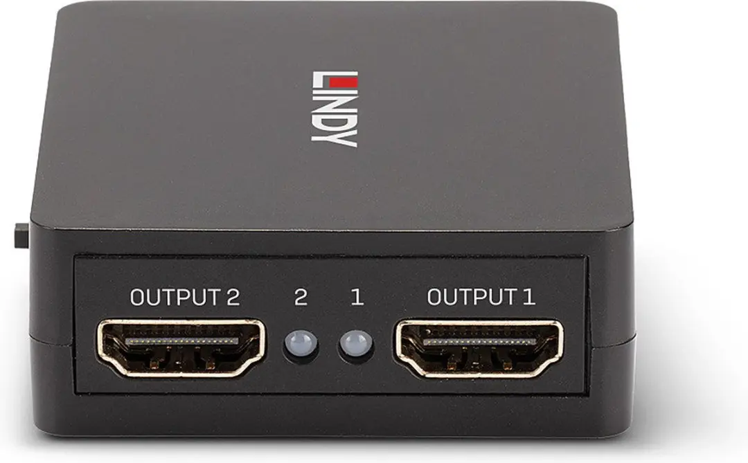 Lindy 38358 HDMI-splitter 2 poorten - 4K - Zwart