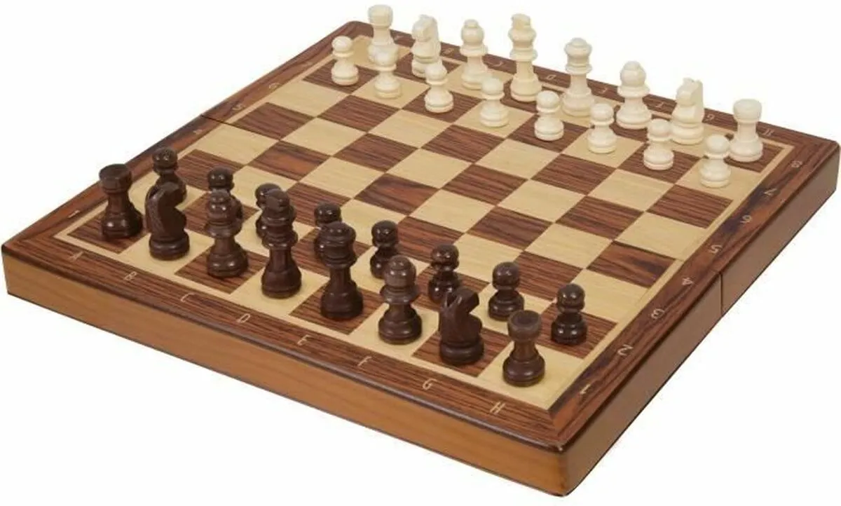 Asmodee Folding Chess Set - 2 Spelers