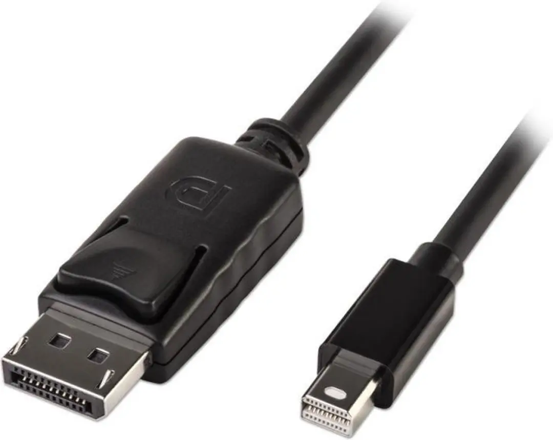 Lindy 41647 DisplayPort-kabel - Mini DisplayPort naar DisplayPort - Zwart