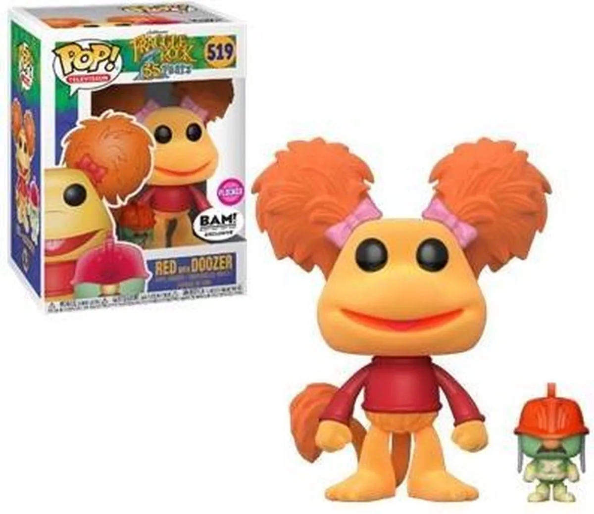 Funko POP! Fraggle Rock Red with Doozer Flocked 519 - afbeelding 2 van 2