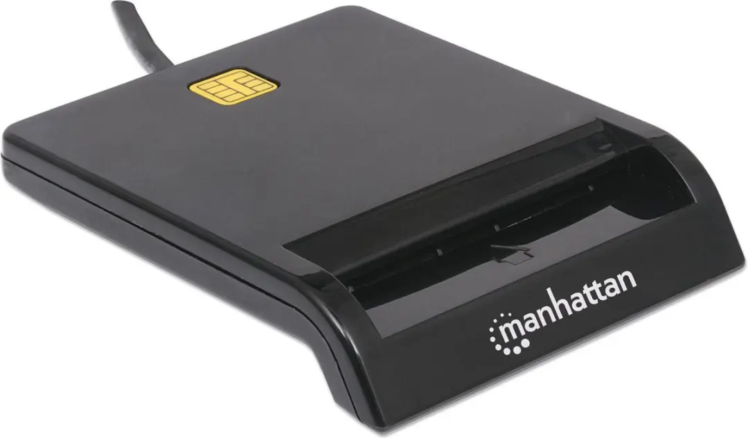 Manhattan Kaartlezer USB 2.0 - Zwart