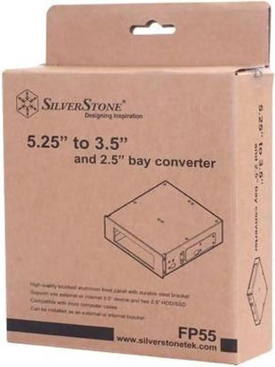 SilverStone FP55B Ventilator - Zwart