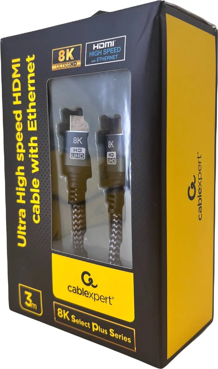 Cablexpert HDMI Kabel 8K Series CCB-HDMI8K-3M - 3m - Grijs