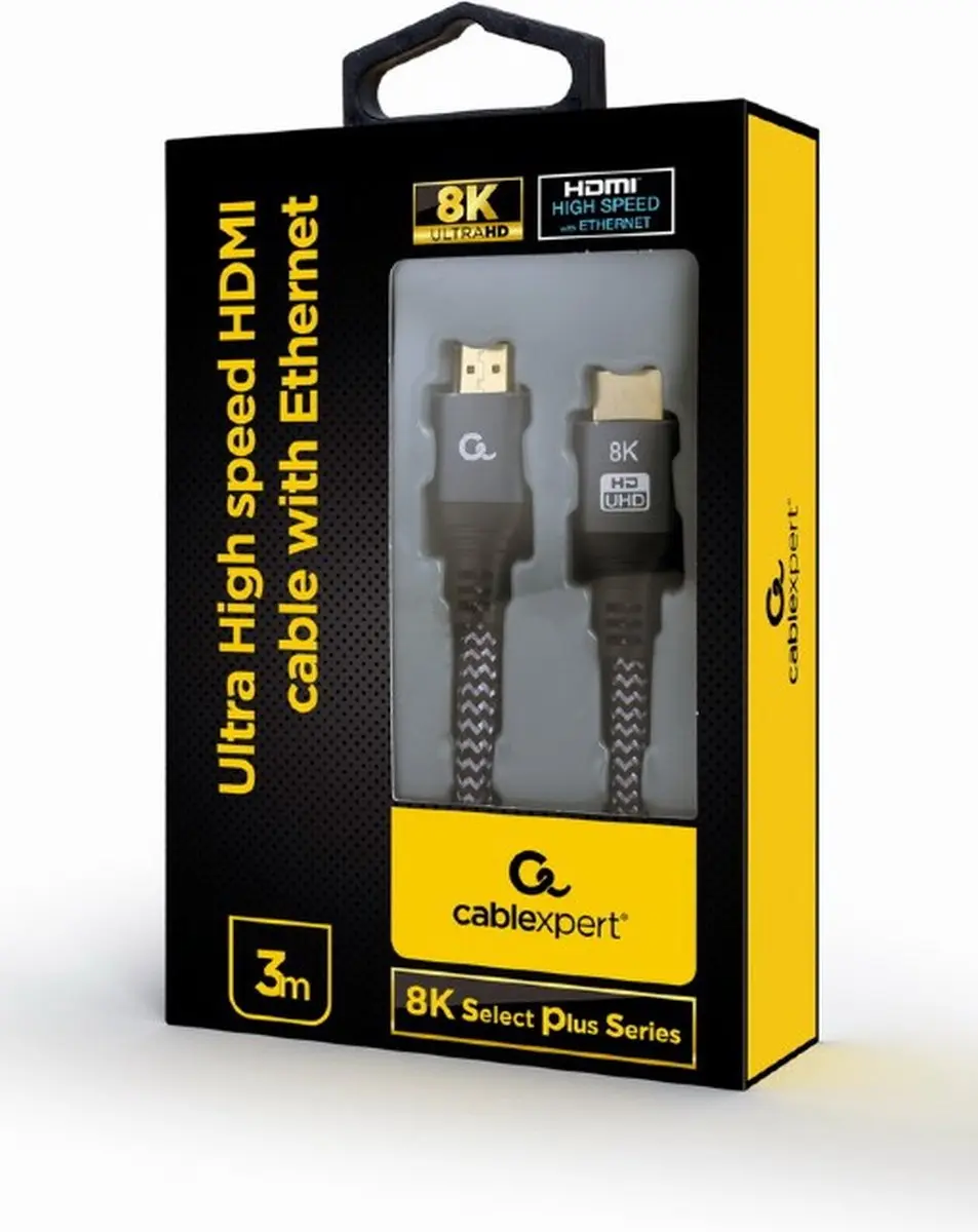 Cablexpert HDMI Kabel 8K Series CCB-HDMI8K-3M - 3m - Grijs