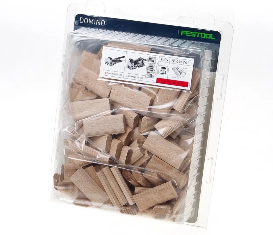 Festool Dominos Doos A 100 Stuks - Beuken - 8x50mm - afbeelding 6 van 6