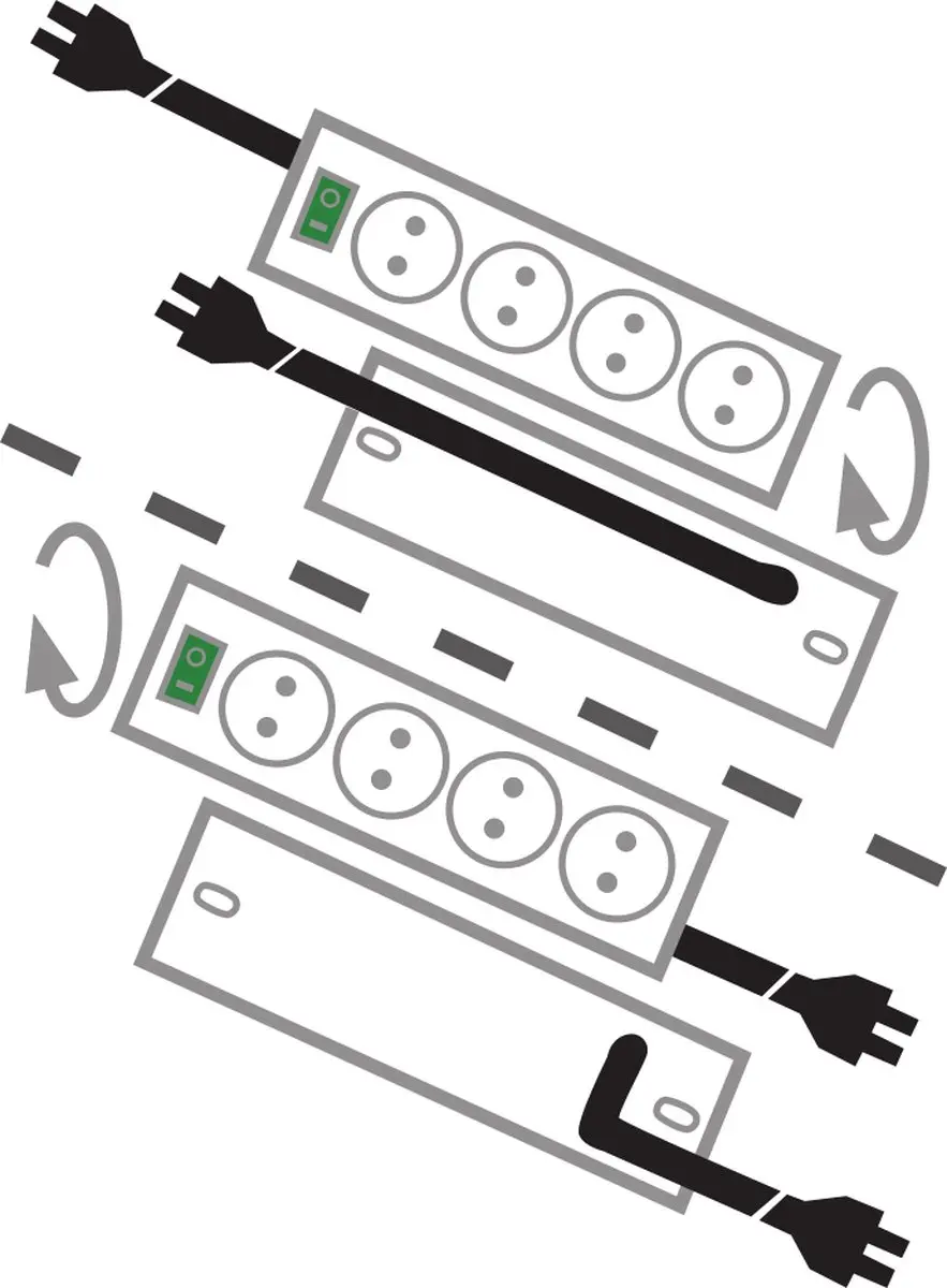 Brennenstuhl Primera-Line 8-voudig Stekkerdoos 2m H05VV-F 3G1,5