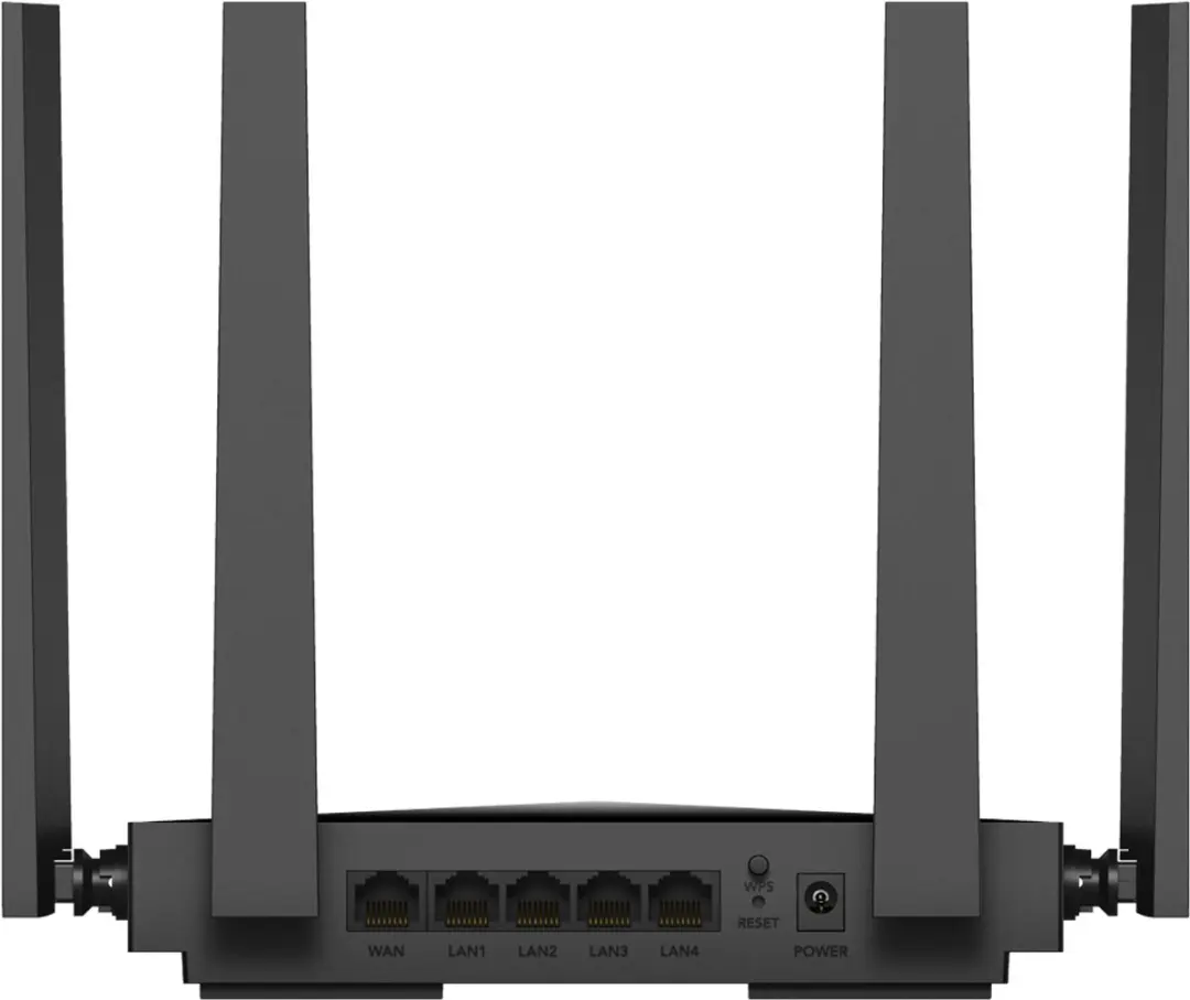 Cudy WR3600 Draadloze Router - Dual-band - 5x Gigabit LAN - Zwart