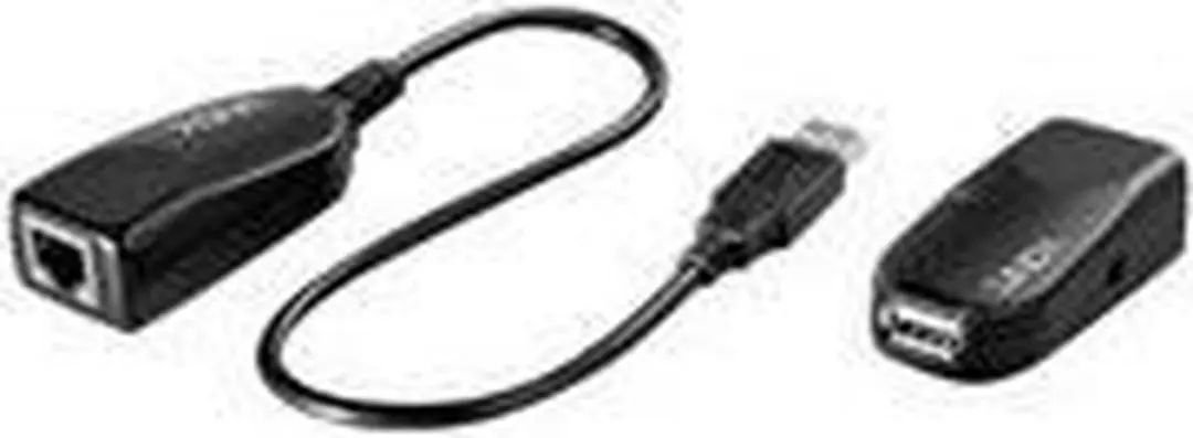 Lindy USB 2.0 Cat.5 Extender 42693 - 50m - 1 Poort - Zwart