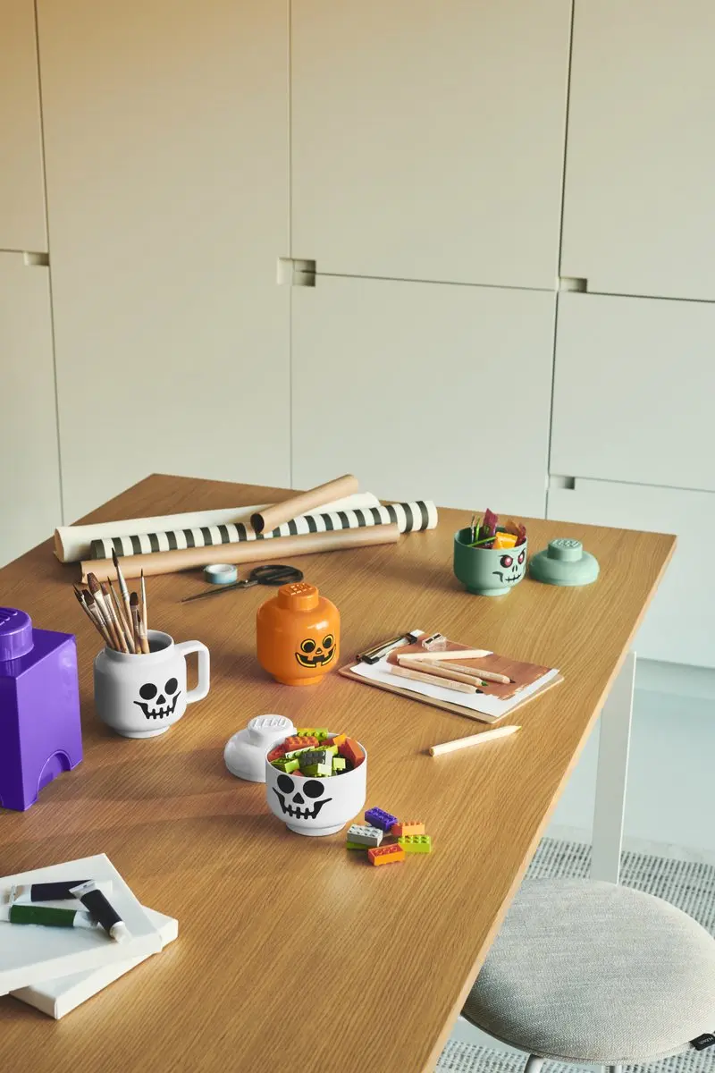 LEGO Opbergbox Silly Mini Geel - 1.2L