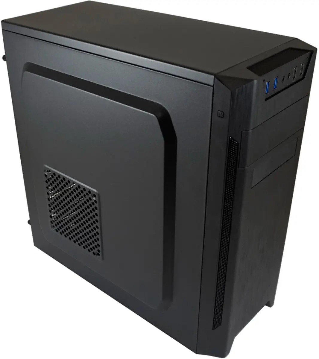 LC Power LC-7040B Midi Tower - Zwart