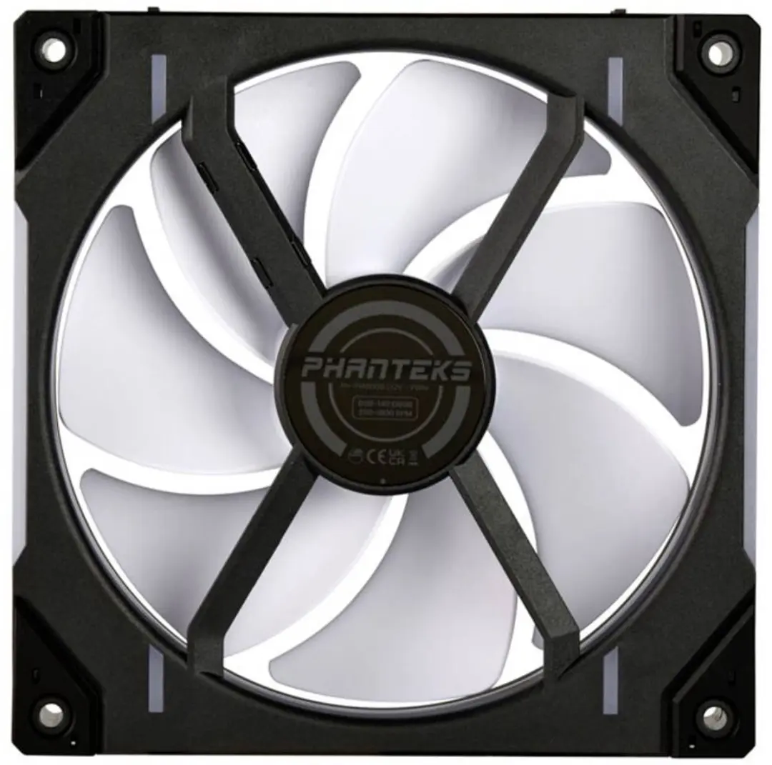 Phanteks D30 PWM D-RGB PC-ventilator 140mm - Zwart