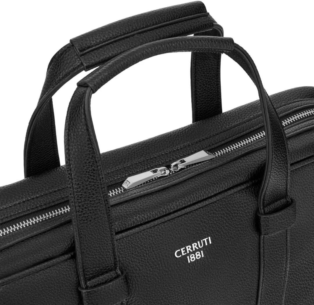 Nino Cerruti Jefferson Aktetas - 17 inch - Zwart