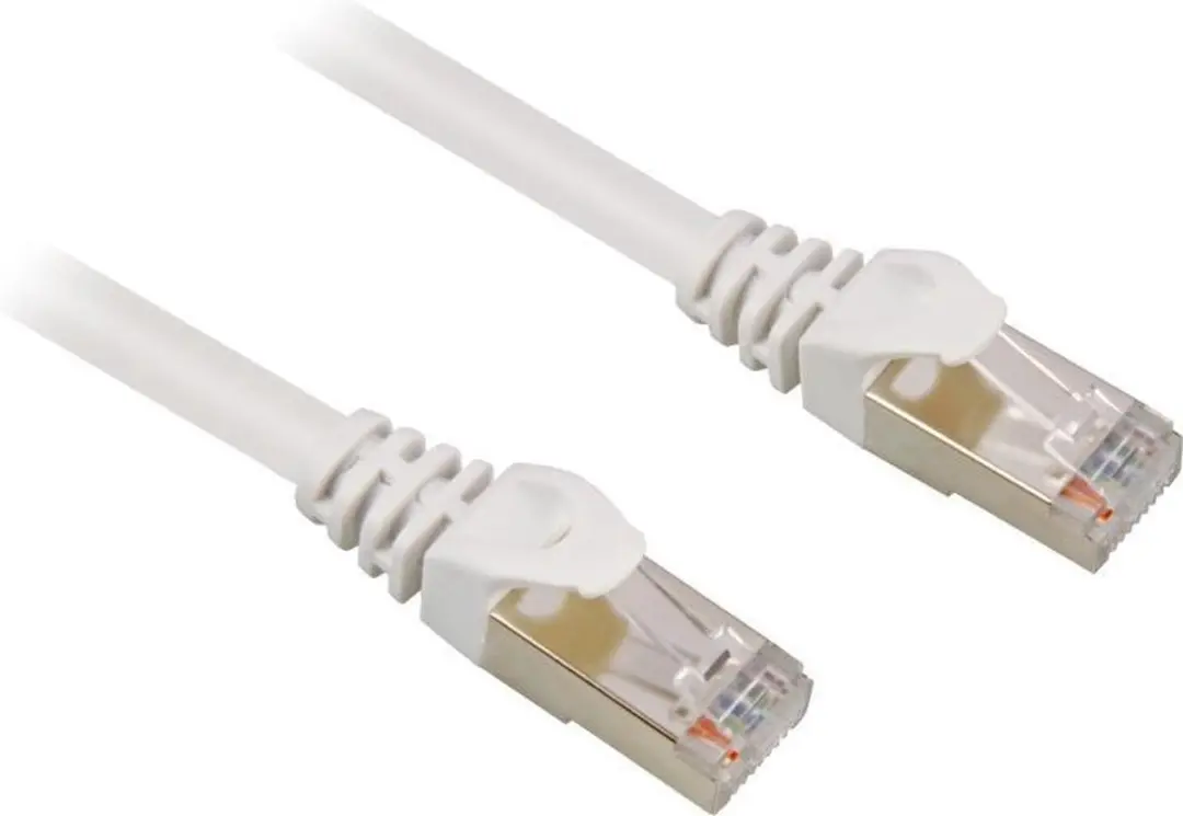 Sharkoon Cat 6 STP-kabel 10m - RJ45 - Grijs