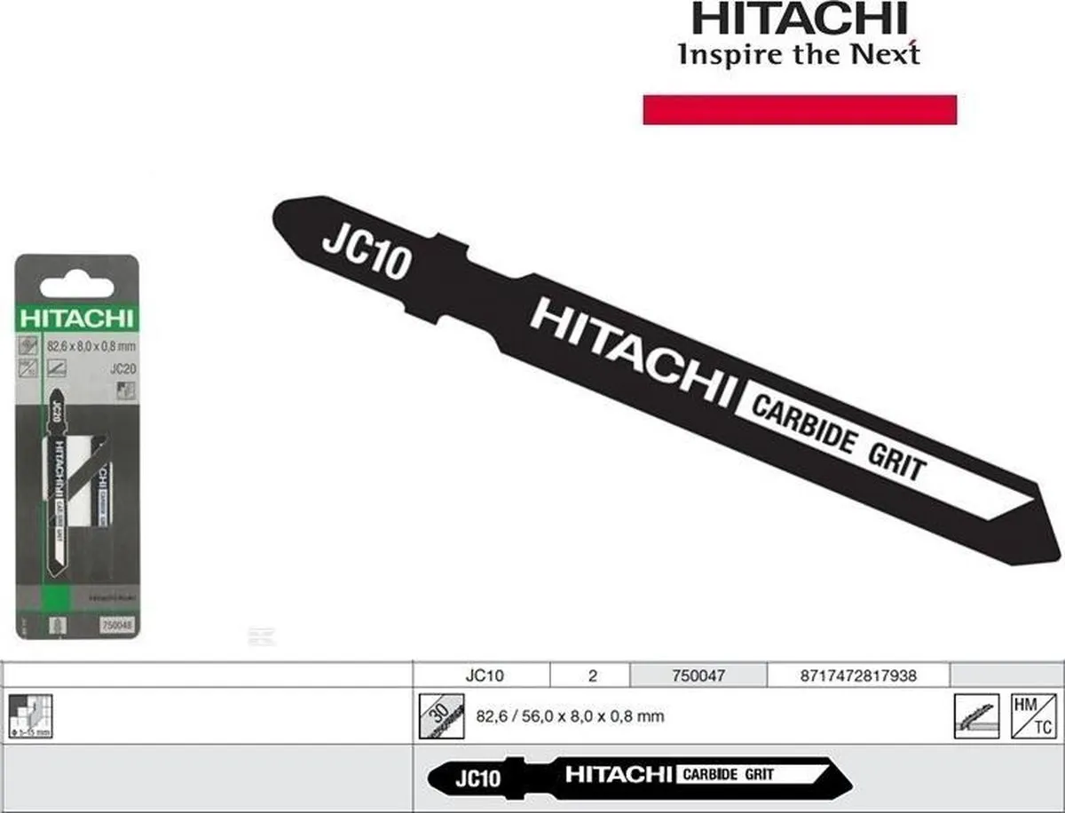 Hikoki JC10 Decoupeerzaagbladen