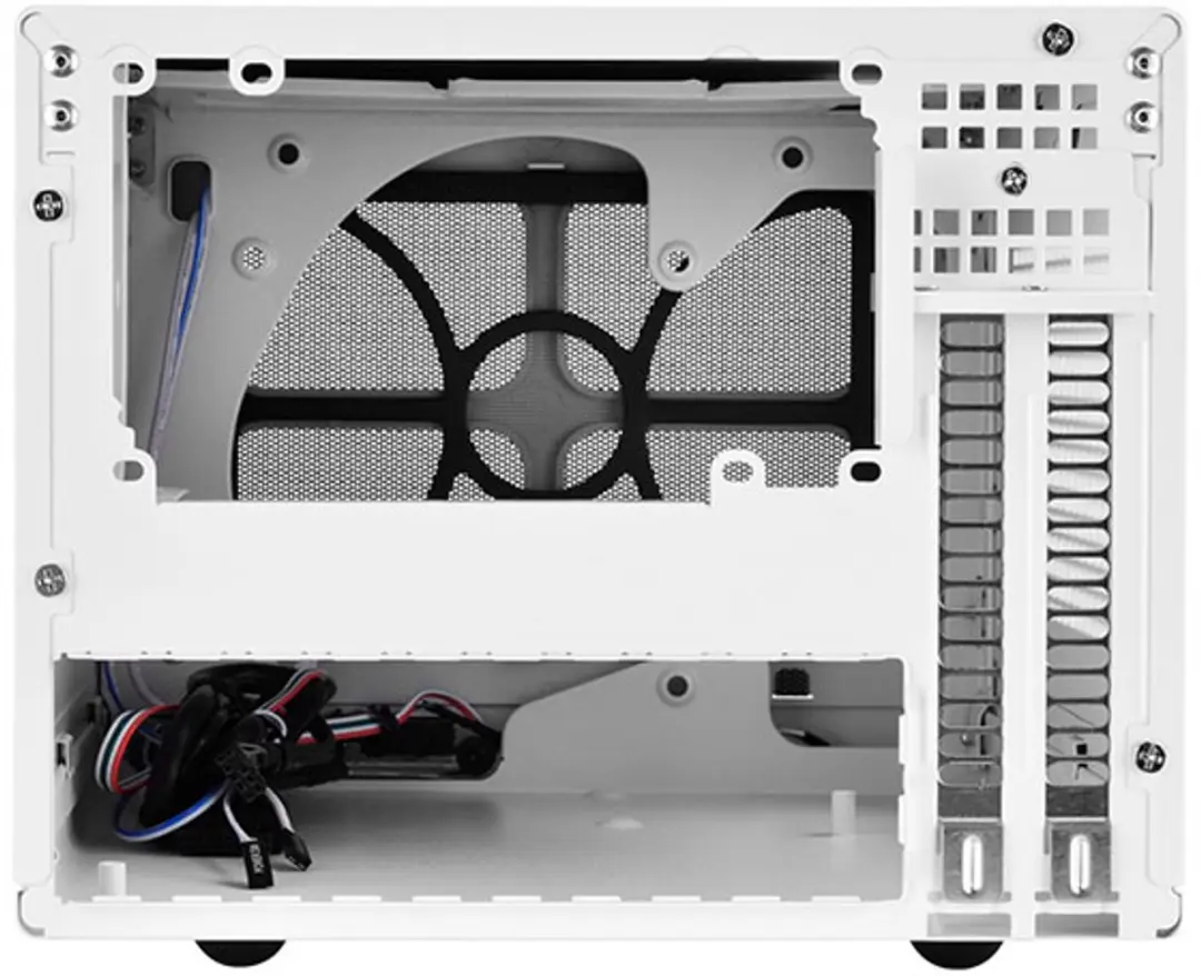 SilverStone SG13 Mini Tower - Zwart/Wit