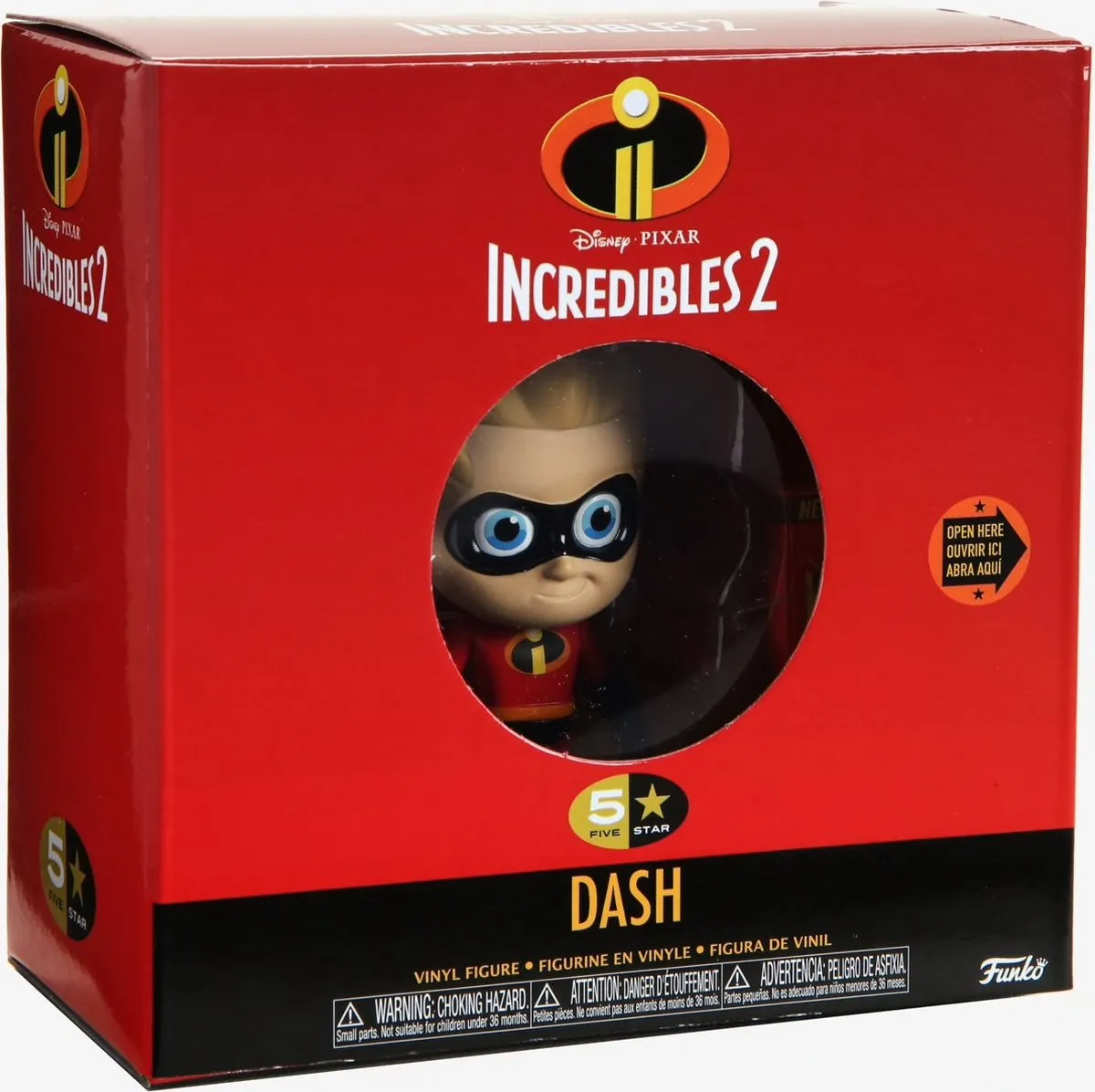 Funko 5 Star Disney/Pixar Incredibles 2 Dash - Dash - Veelkleurig