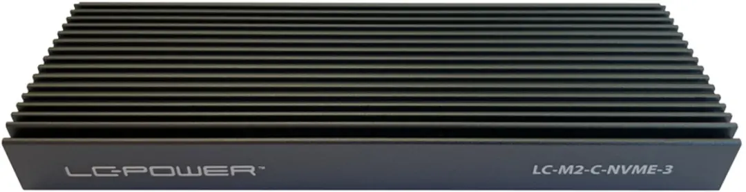 LC Power LC-M2-C-NVME-3 SSD-behuizing - Zwart