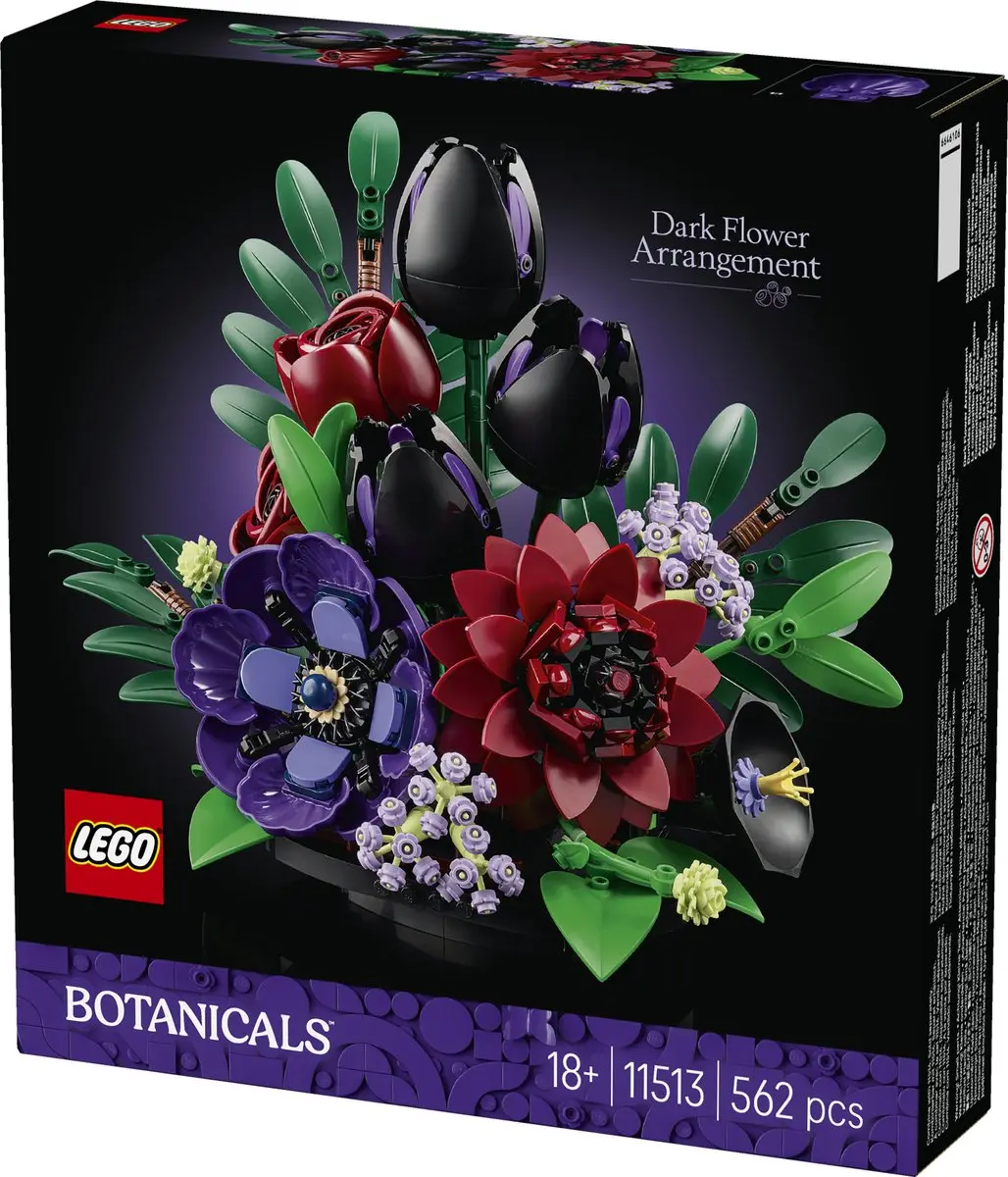 LEGO Botanicals 11513 Donker Bloemstuk - 562 Stukken - afbeelding 6 van 6