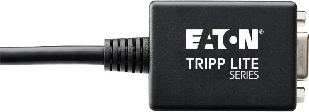 Tripp Lite P134-001-VGA VGA naar DisplayPort Kabel - 0,31m - Zwart