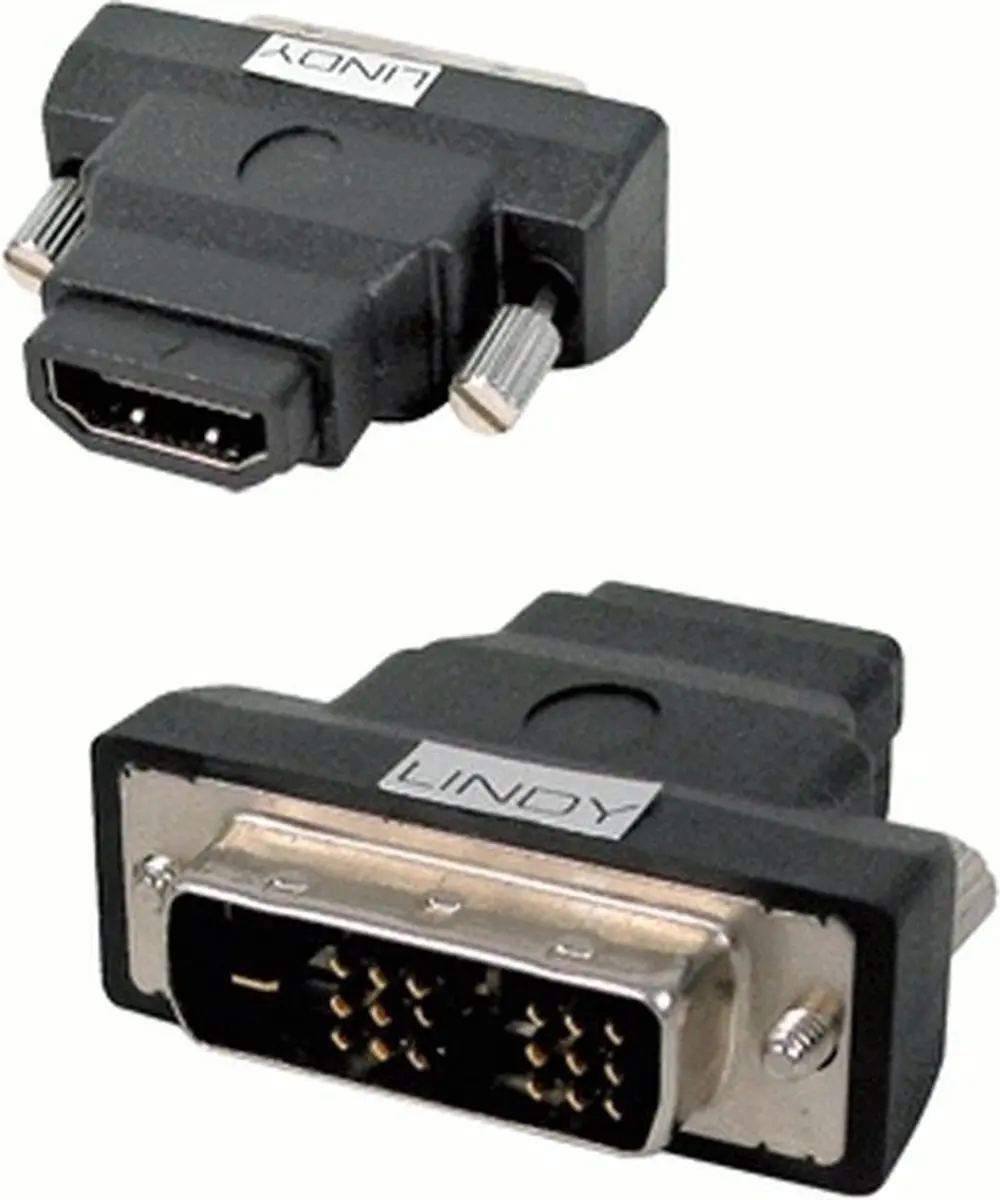 Lindy HDMI naar DVI Kabel 41228 - Zwart