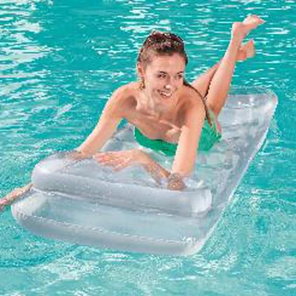 Bestway Floating Bed 188x71cm + Waterstoel 100x120cm - Meerdere kleuren - afbeelding 6 van 6