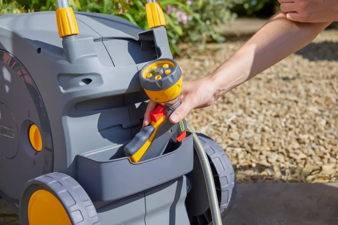Hozelock Auto Reel Mobile Oprolbare Slangenwagen 35m - Grijs