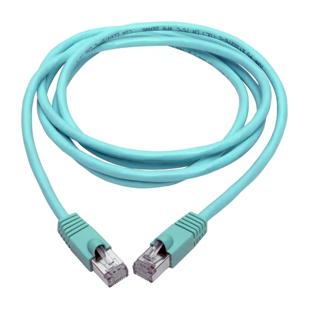 Tripp Lite N262-007-AQ Cat6a Patchkabel 10G - 7ft - Aqua