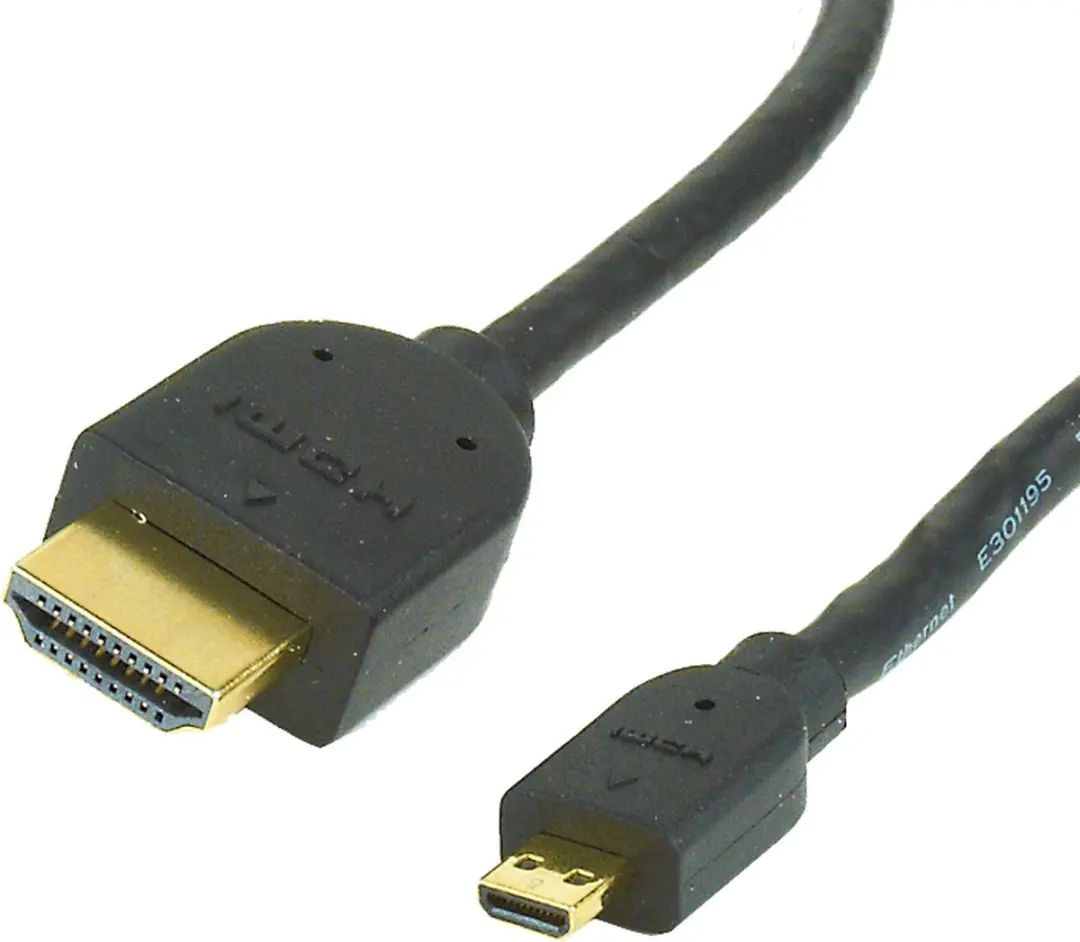 Cablexpert Micro HDMI HDMI-kabel CC-HDMID-15 - 4,5m - Verguld/Zwart