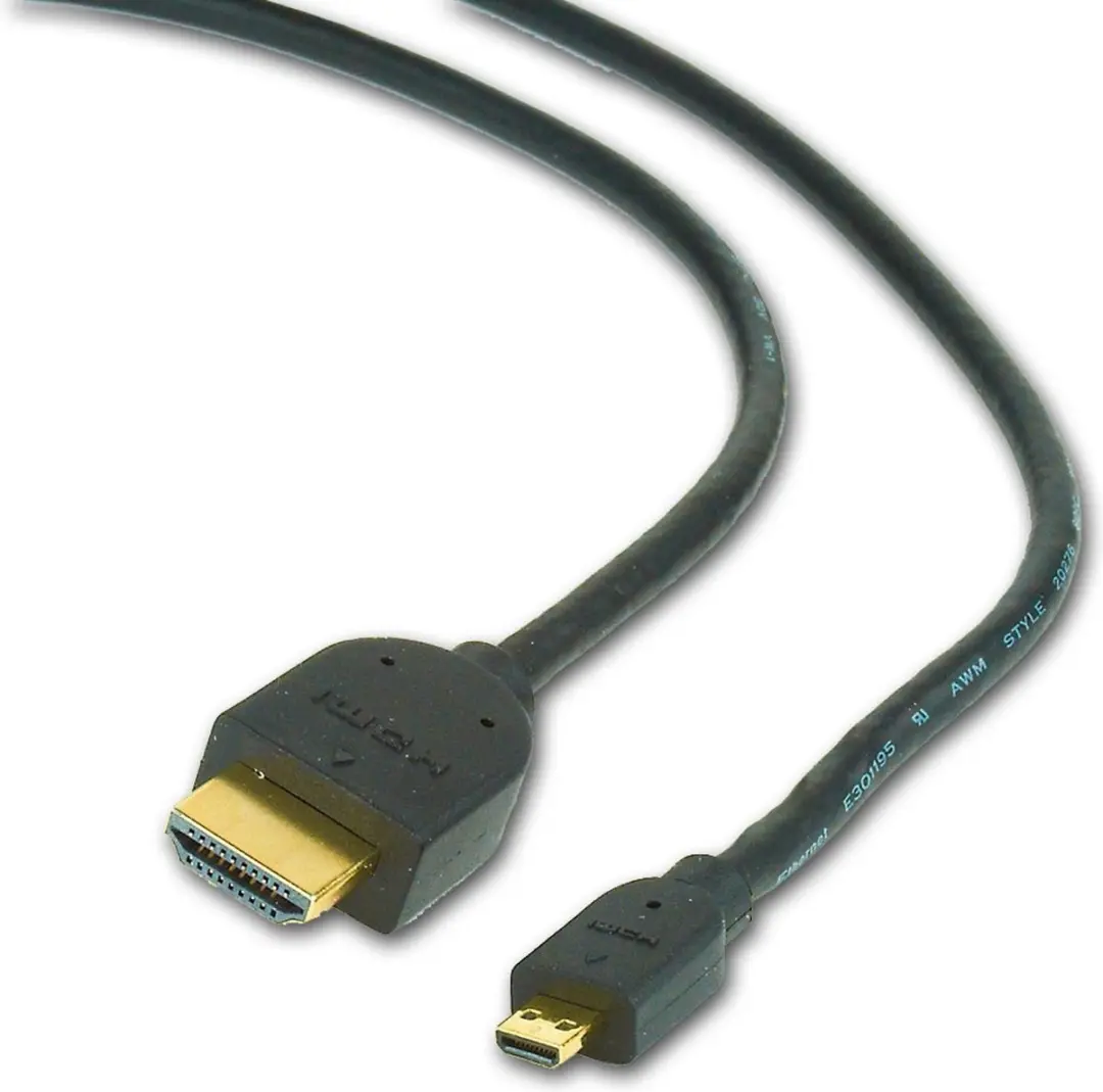 Cablexpert Micro HDMI HDMI-kabel CC-HDMID-15 - 4,5m - Verguld/Zwart