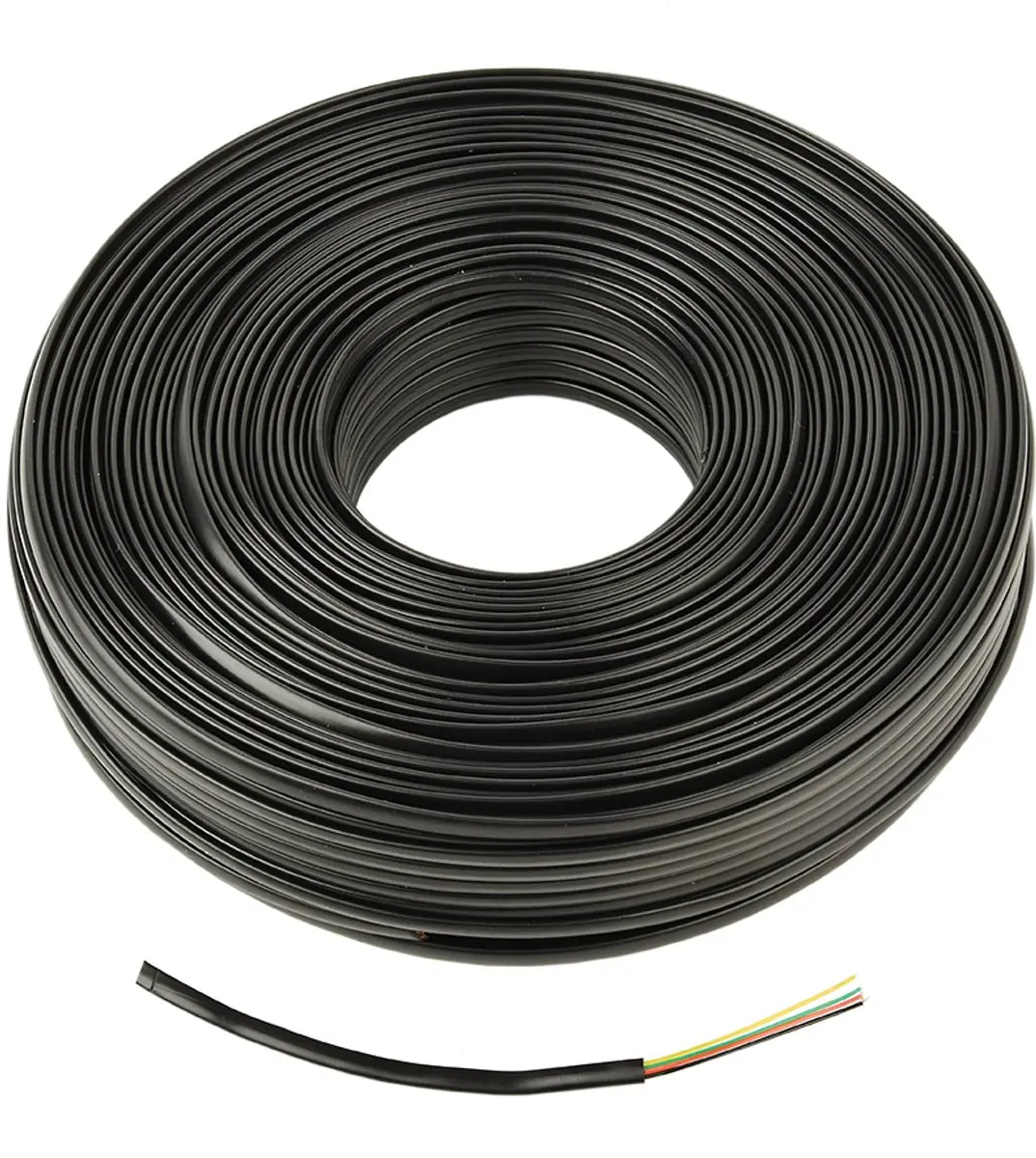 Cablexpert Telefoonkabel 4-aderig TC1000S-100M-B - 100m - Zwart