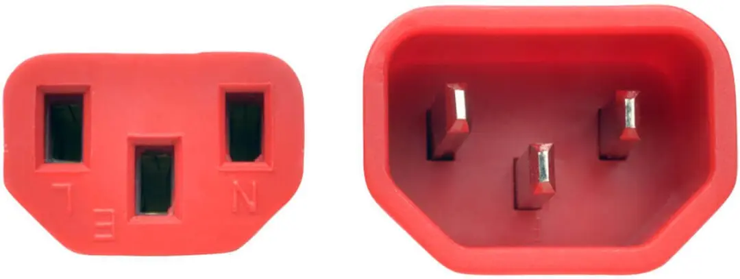 Tripp Lite P004-002-ARD Elektriciteitssnoer - Rood 0,6m C13-C14
