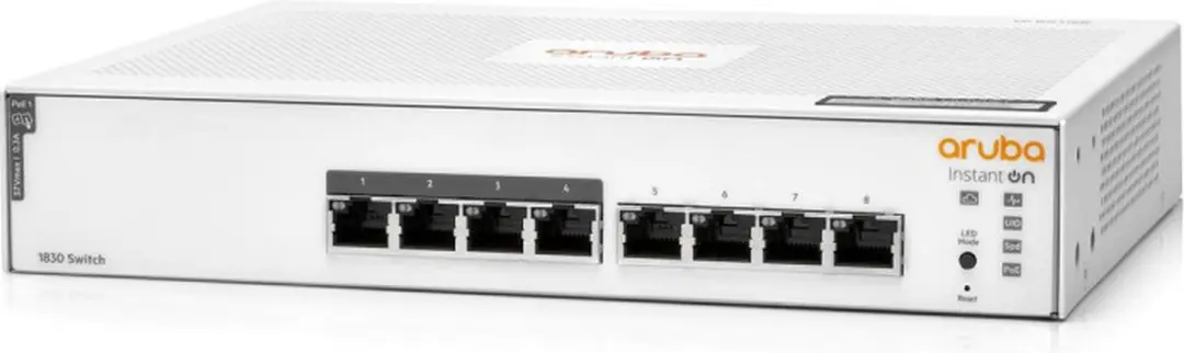 HPE Aruba JL811A Switch - 8x PoE 65W Wit