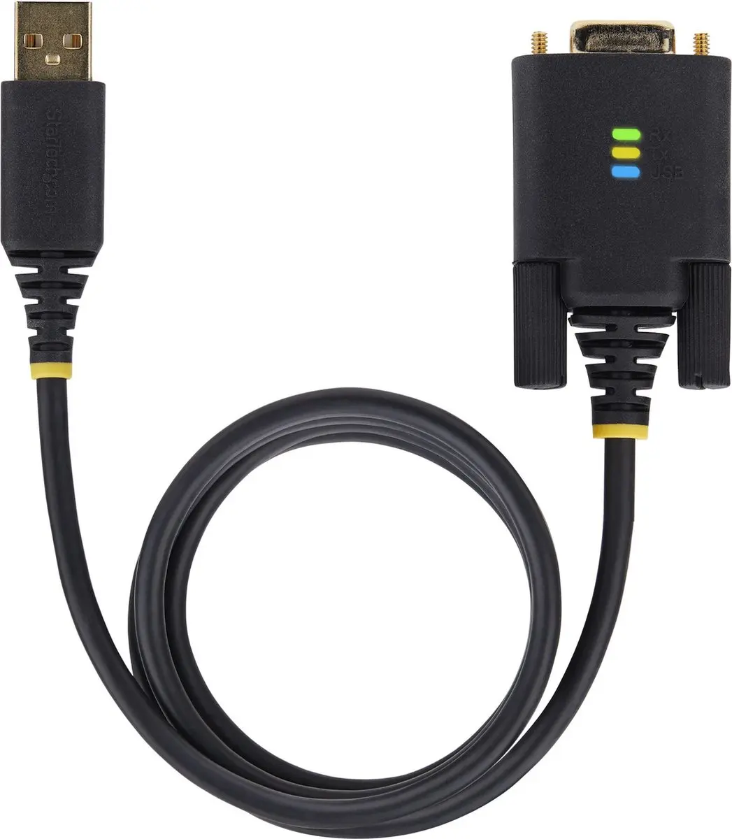 Startech 1P10FFCN-USB-SERIAL USB naar DB-9 Seriële Kabel - 3m - Zwart
