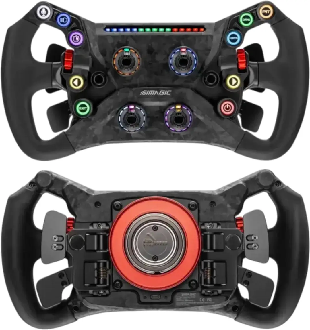 SIMAGIC GT NEO Racestuur 300mm - QR50 Magneetflippers