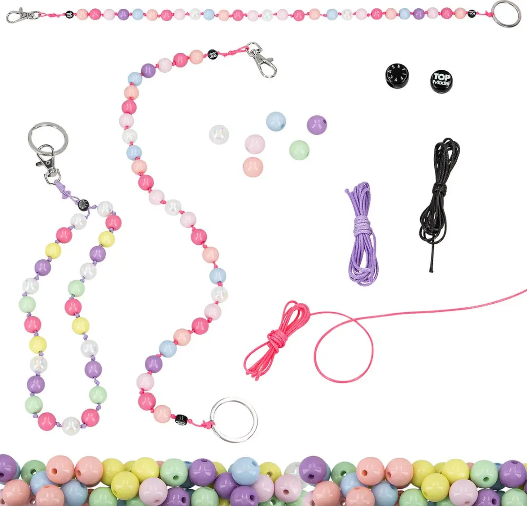 Depesche TOPModel DIY Sleutelhanger Kralenset - Multicolor
