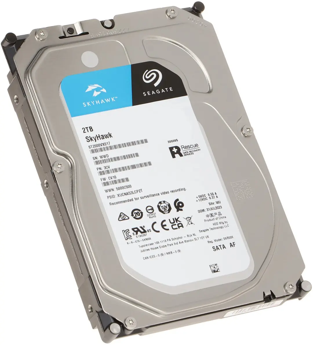 Seagate SkyHawk ST6000VX009 Harde Schijf 2TB
