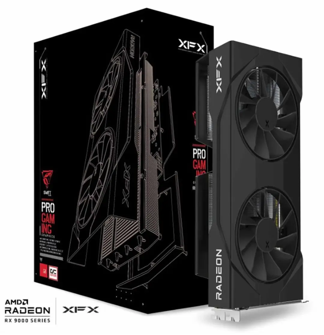 XFX Radeon RX 9060 XT RX-96TSW8GBQ Videokaart