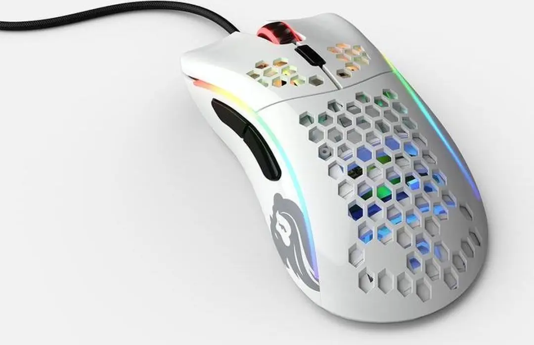 Glorious Model D Small Muis - Glossy Wit