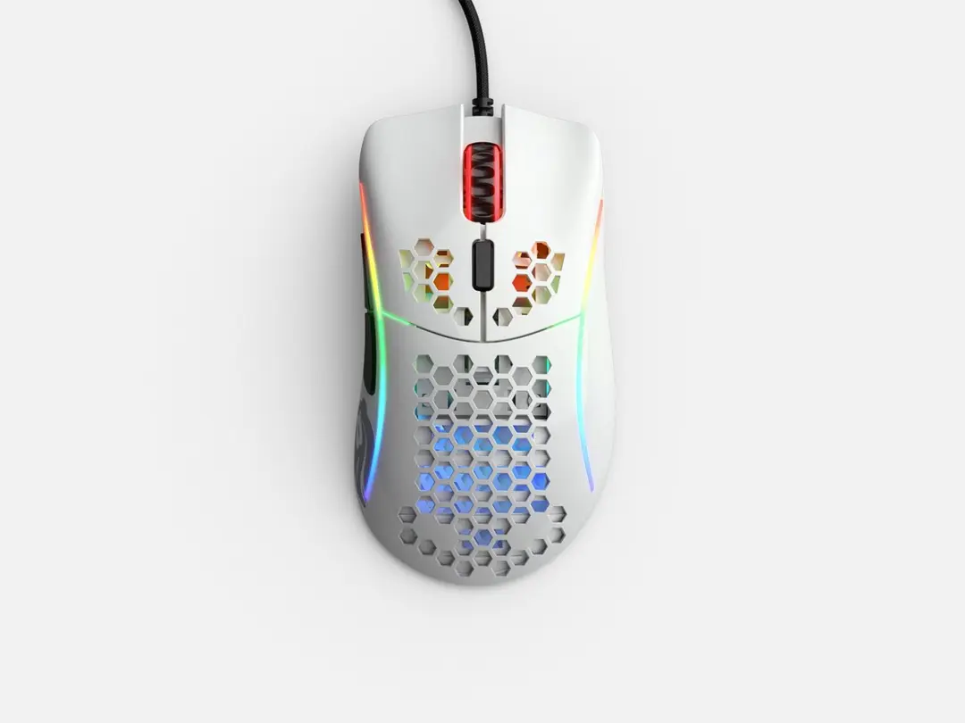 Glorious Model D Small Muis - Glossy Wit