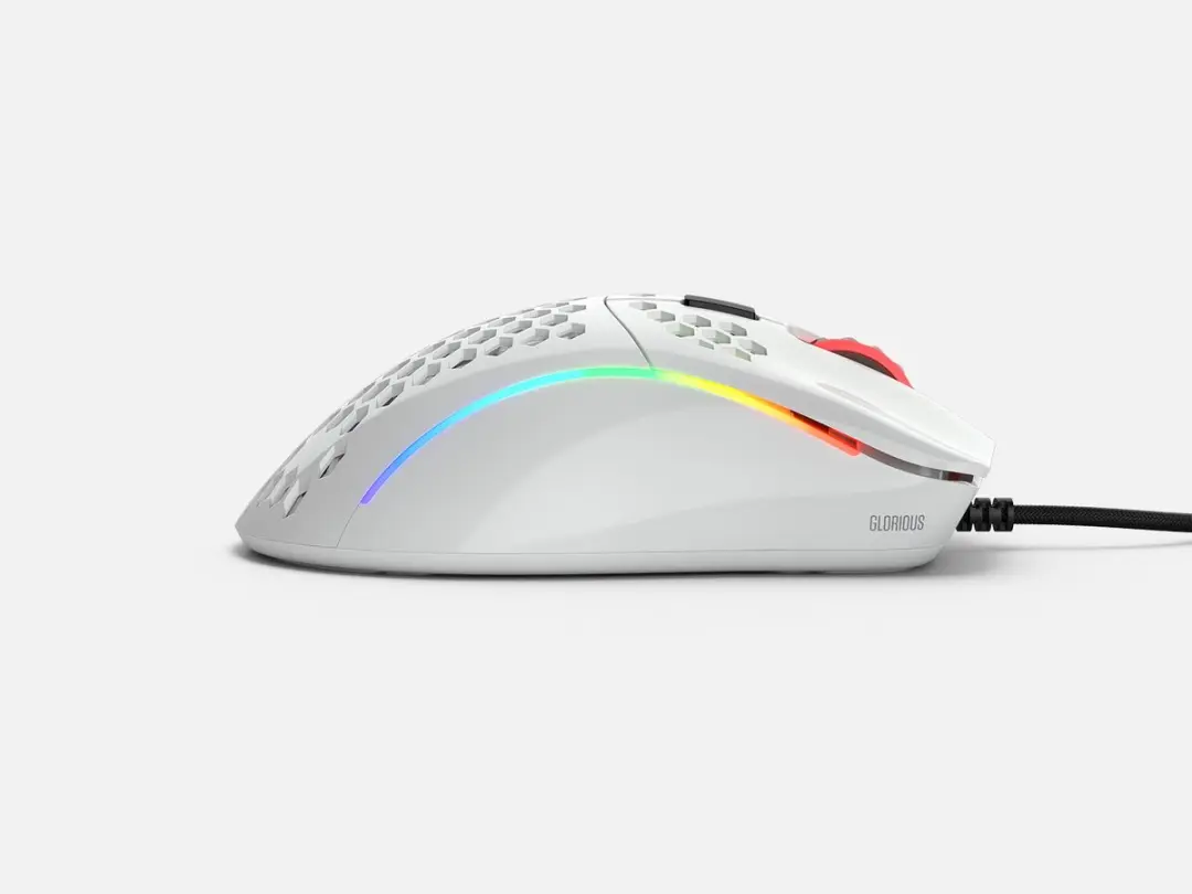 Glorious Model D Small Muis - Glossy Wit