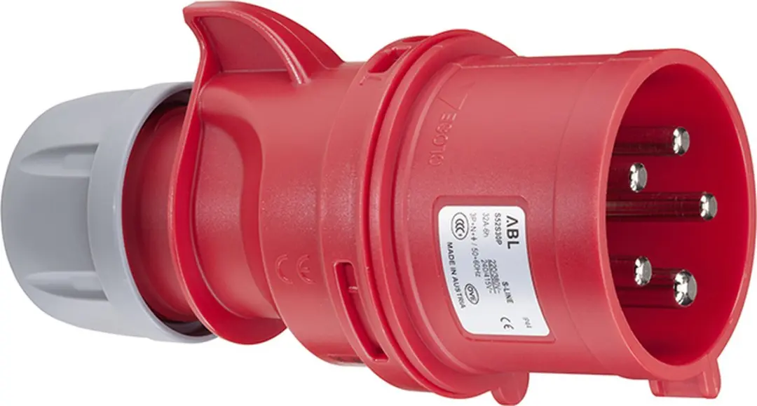 ABL Connectivity CEE-contactstop S52S30P E33M9 - Rode