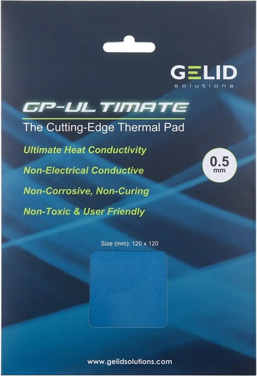 Gelid Solutions GP-Ultimate 120x120 SINGLE Thermische mat - Grafiet - afbeelding 6 van 6