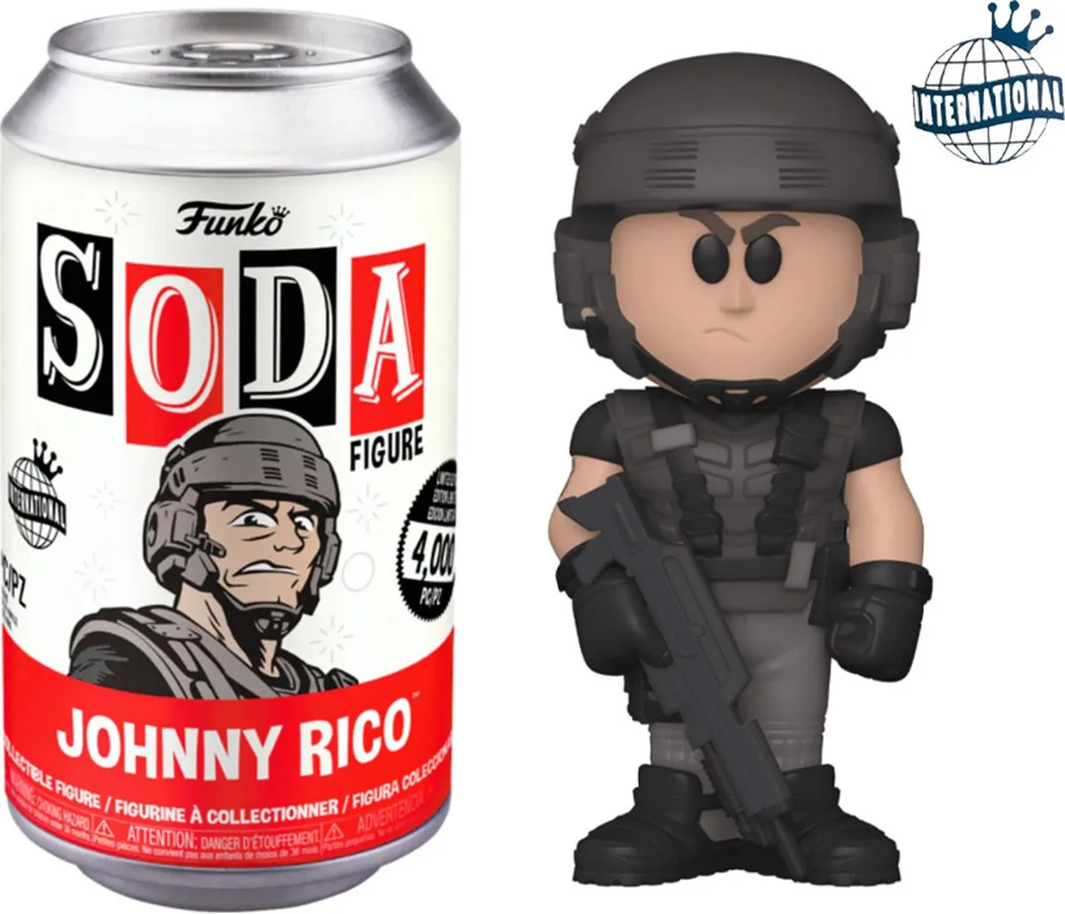 Funko Vinyl Soda Figure Starship Troopers Johnny Rico LE 4000